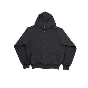 Yeezy Gap H14B Large Black Zip-up Hoodie